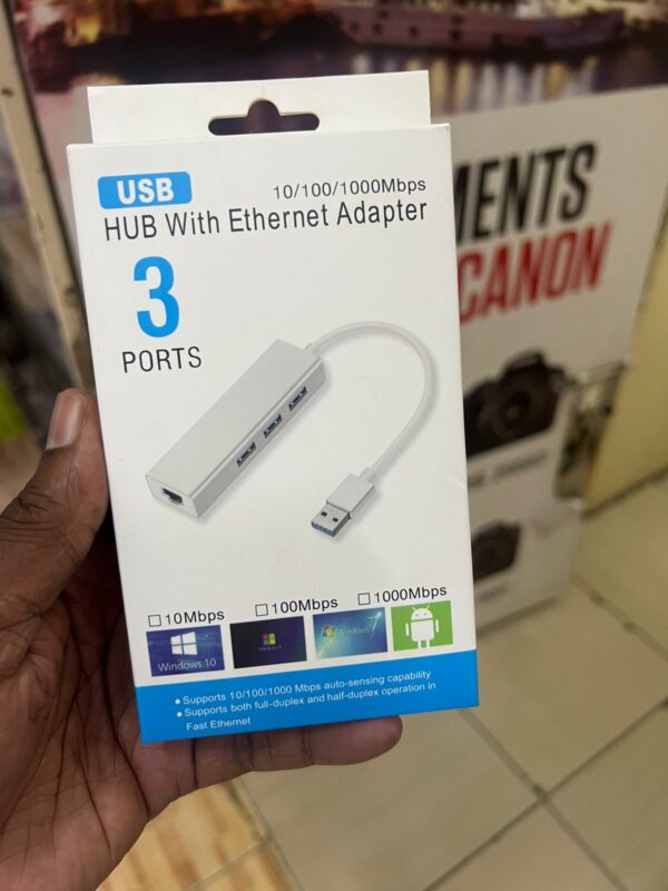 Usb Hub with Ethernet Adapter